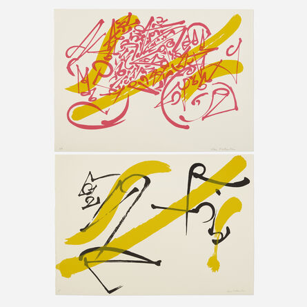 Claire Falkenstein, ‘Venezia Ha Dettato Cosi portfolio (two works)’, 1972