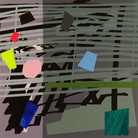 Bruce McLean, ‘Green Grey Violet Shadow’, 2015