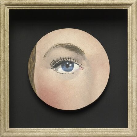 René Magritte, ‘Painted Object: Eye (Objet peint: Œil)’, 1932/35