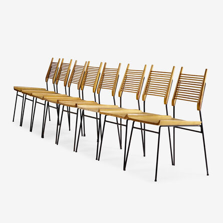 Paul McCobb, ‘Planner Group dining chairs model 1533, set of eight’, 1953
