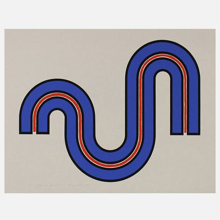 Harold Krisel, ‘Blue Curves’, 1971