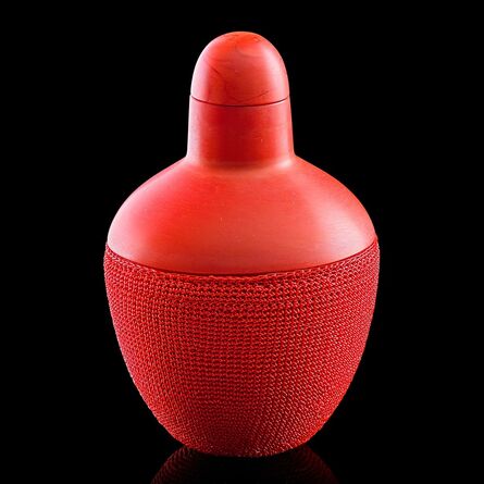 Cristiano Bianchin, ‘Red vase with stopper’, 2013