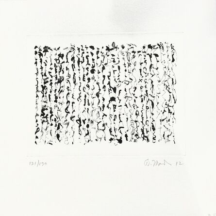 Brice Marden, ‘Letter (O)’, 2012