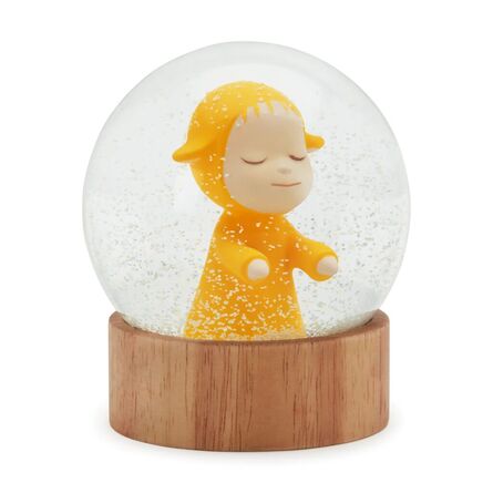 Yoshitomo Nara, ‘Little Wanderer Snow Globe (Yellow)’, 2023