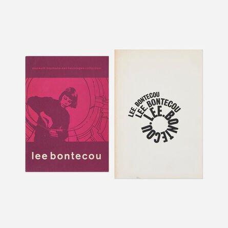 Lee Bontecou, ‘Exhibition catalogs, two’