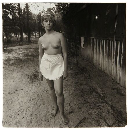 Diane Arbus, ‘A Young Waitress at a Nudist Camp, N.J.’, 1963