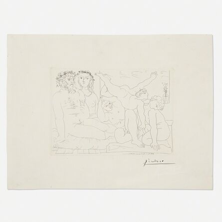 Pablo Picasso, ‘Famille de Saltimbanques (from the Vollard Suite)’, 1933