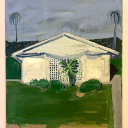 Ezra Johnson, ‘House with Three Palms’, 2024