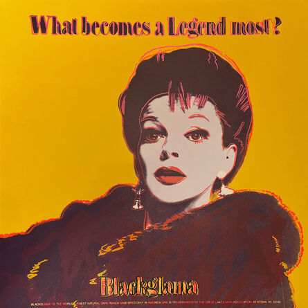 Andy Warhol, ‘Blackglama (Judy Garland) Trial Proof (FS.II 351)’, 1985