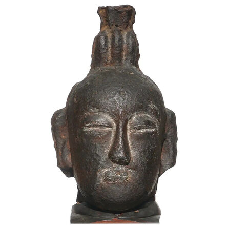 Unknown, ‘Song to Ming Dynasty Cast Iron Daoist Buddhist Head’, ca. 1300