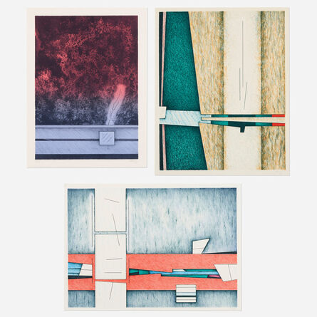 Gunther Gerzso, ‘La Centenella Glacial; Imago; Syn (three works)’, 1984