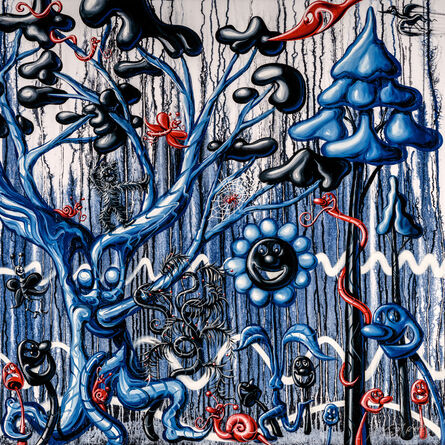 Kenny Scharf, ‘Furungle X 6 Blue’, 2021