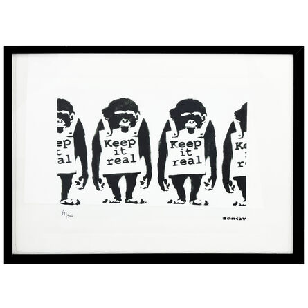 Banksy, ‘Monkeys’, 2000