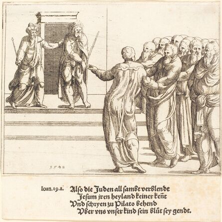 Augustin Hirschvogel, ‘Ecce Homo, and the Jews Deny Christ’, 1548
