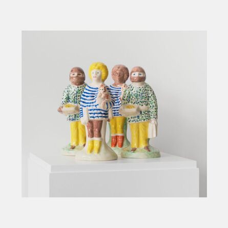 Grayson Perry, ‘Key Worker Staffordshire Figures (Designs 1 and 3), Home Worker Staffordshire Figures (Design 2 and 4)’, 2021