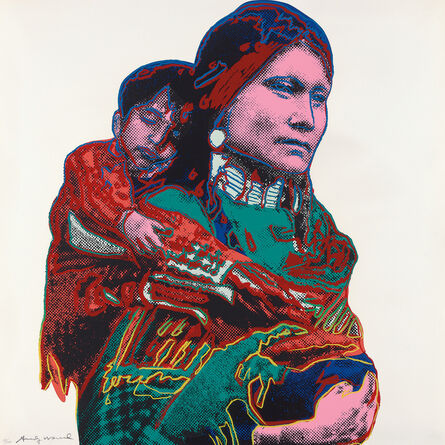 Andy Warhol, ‘Mother and Child, from Cowboys and Indians’, 1986