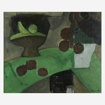 Francisco Bores, ‘Nature Morte à la Draperie Verte’, 1948