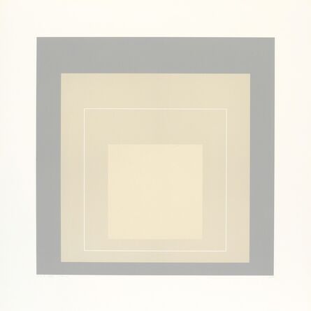 Josef Albers, ‘WLS XIV (from White Line Squares)’, 1966
