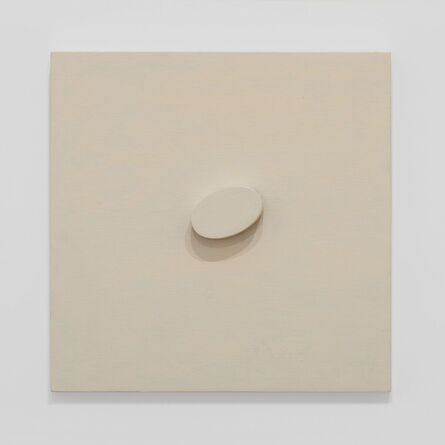 Turi Simeti, ‘Un ovale bianco’, 1990