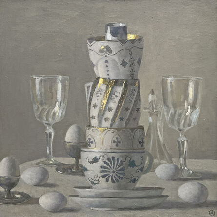 Olga Antonova (b. 1956), ‘Eggs, Goblets, and Cups’, 2022