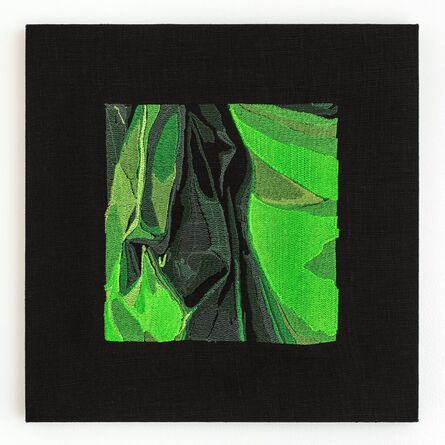 Elaine Reichek, ‘Bronzino Curtain on Black’, 2020