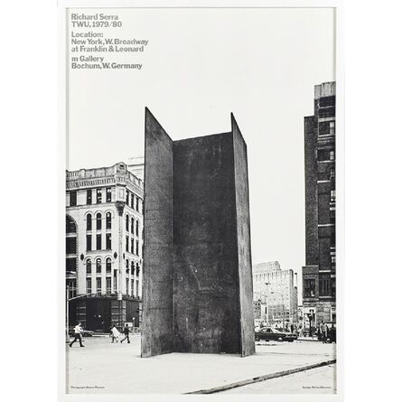 Richard Serra, ‘TWU 1979/80’, 1979
