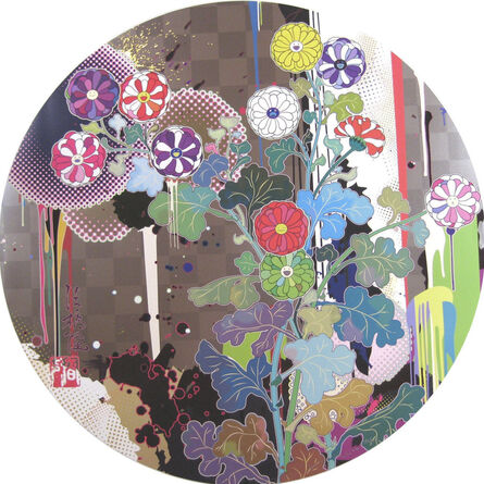 Takashi Murakami, ‘With Reverence, I Lay Myself Before You–Korin–Chrysanthemum’, 2010