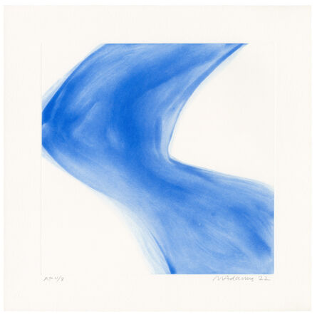 Marina Adams, ‘NY Series (Etchings) Ultramarine’, 2022
