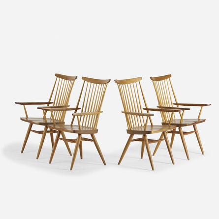 Mira Nakashima, ‘New Chairs, set of four’, c. 1991