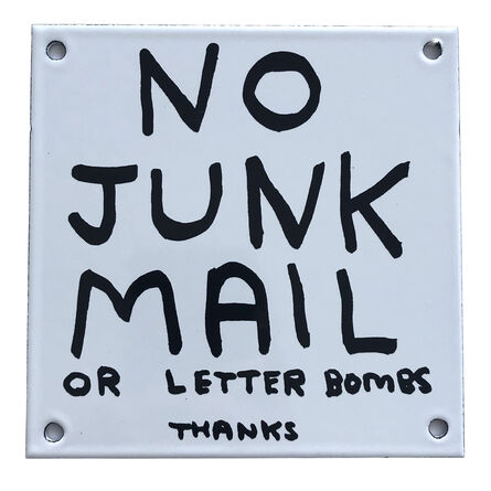 David Shrigley, ‘No Junk Mail’, 2014