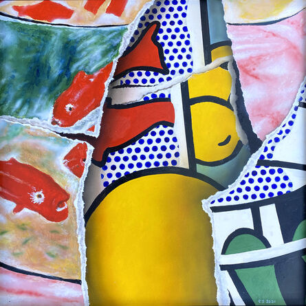 Cesar Santander, ‘Goldfish (detail) no. 1’, 2021