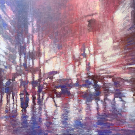 David Hinchliffe, ‘Afternoon Shower Streetscape’, 2019