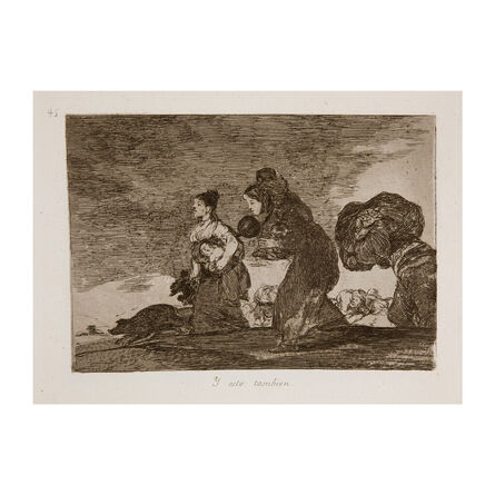 Francisco de Goya, ‘Y esto tambien’, ca. 1863