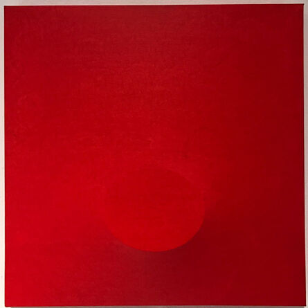 Turi Simeti, ‘Un Ovali Rosso’, 2015