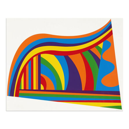 Sol LeWitt, ‘Arc and Bands in Colors 2’, 1999