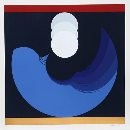 Thomas W. Benton, ‘Evolution Series Blue’, 1981