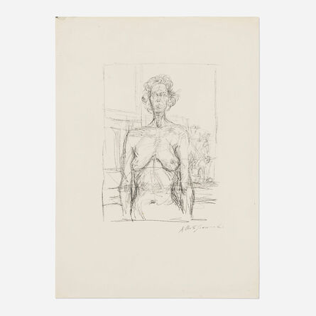After Alberto Giacometti, ‘Nu aux fleurs’, c. 1960