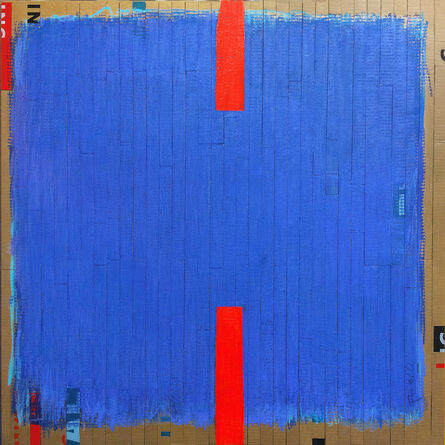 Dolores Poacelli, ‘ArtePovera/ RED TAPE/ BLUE’, 2016