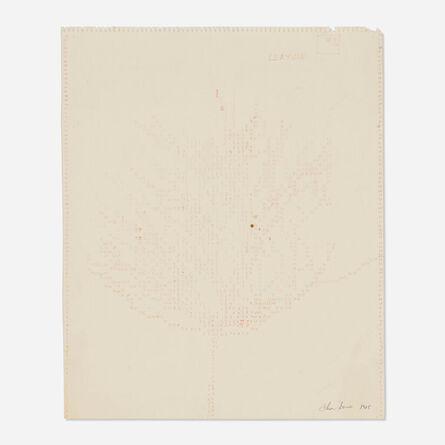 Charles Gaines, ‘Leryuin #2 (Working Drawing for Numbers and Trees)’, 1985