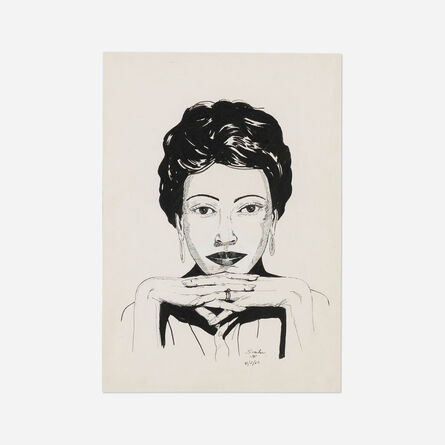 Charles Searles, ‘Portrait of a Woman’, 1962