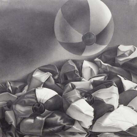 Lorraine Shemesh, ‘Untitled (deflated beach balls, one floating)’, 1988