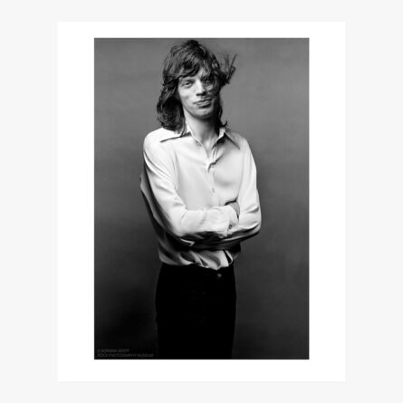 Norman Seeff, ‘Mick Jagger in Exile, Black & White’, 2022