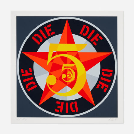Robert Indiana, ‘Die (from the American Dream #5 (The Golden Five) series)’, 1980