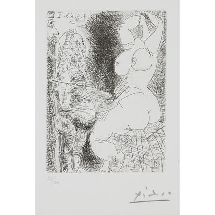 Pablo Picasso, ‘Vieux Peintre, Modèle et Spectateur,  from La Série 347’
