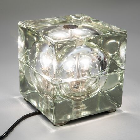 Alessandro Mendini, ‘A table lamp  'Cubosfera' model’, 1968