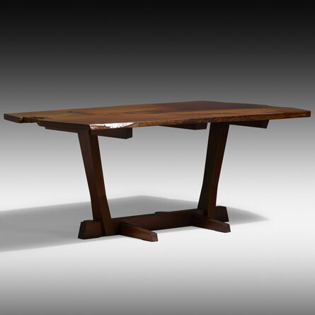 George Nakashima, ‘Exceptional Conoid dining table’, 1985