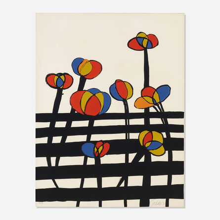 Alexander Calder, ‘Flowers on a Fence’, 1970