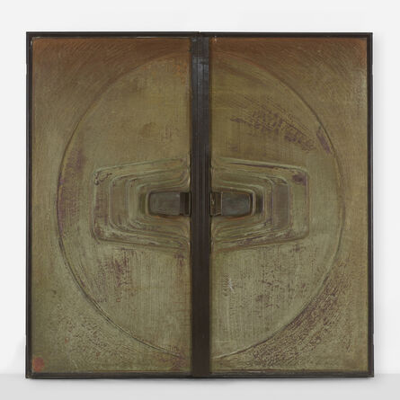 ‘Monumental doors, pair’, c. 1970