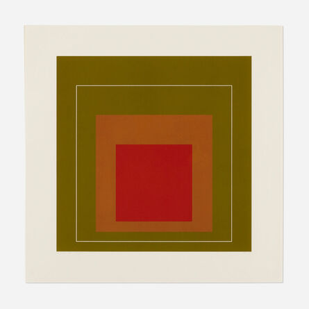 Josef Albers, ‘White Line Square IV (from White Line Squares (Series I))’, 1966