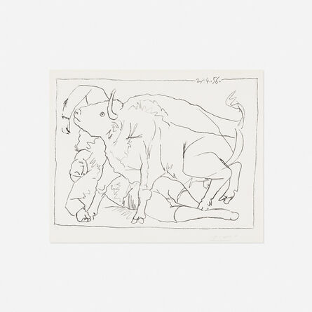 Pablo Picasso, ‘Le Torero Blessé’, 1956